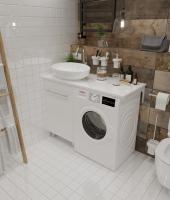 Столешница под стир.машину Wash 110 белый глянец Ц0000004097 1МАРКА