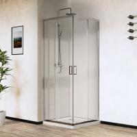 Душевой уголок квадратный/прямоугольный VSS-5CT9010CL 1000x900x1950 профиль хром стекло прозрачное VINCEA