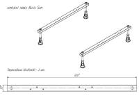 Комплект ножек для ванны "AELITA SLIM" 03аесл7580 1 Marka