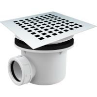 Сифон с крышкой для поддонов из камня VST-2SR2W c гидрозатвором, белый , , шт Vincea