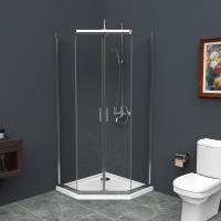 Душевой уголок пятиугольный 1000x1000x1950 UNO-195-P-2-100-C-Cr BELBAGNO