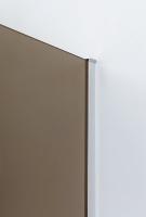 Душевой уголок прямоугольный.     SLIDER-AH-1-90-70/80-BR-Cr (700-800)x900x1950 Cezares