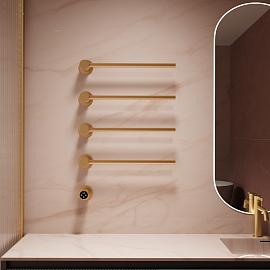 Полотенцесушитель электрический Vincea VTD-2H1BG, брашированное золото РРЦ 39540 р.